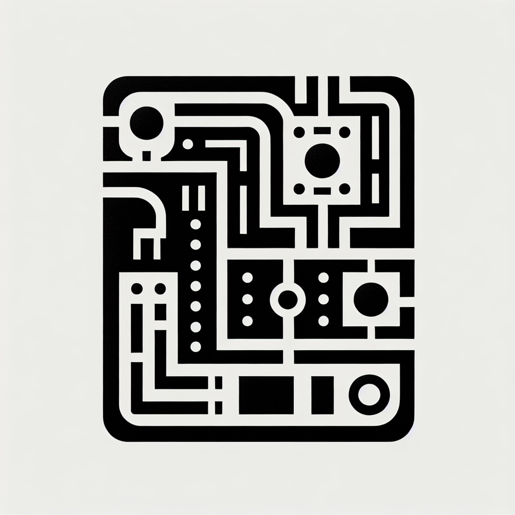 Circuit Board Inspired Logo