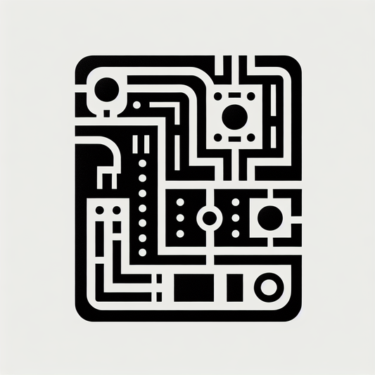 Circuit Board Inspired Logo