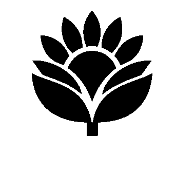 Sunflower Bloom Pictogram Logo