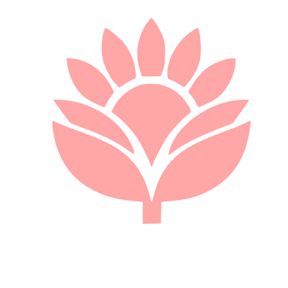 Sunflower Bloom Pictogram Logo #ffa6a6