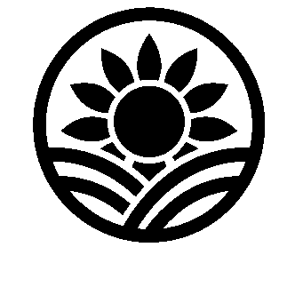 Sunflower Field Pictogram Logo
