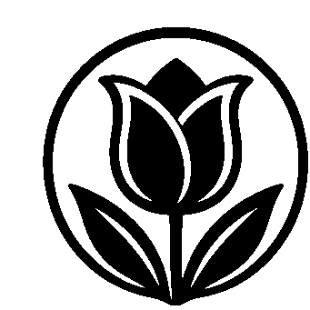 Tulip Circle Badge Logo