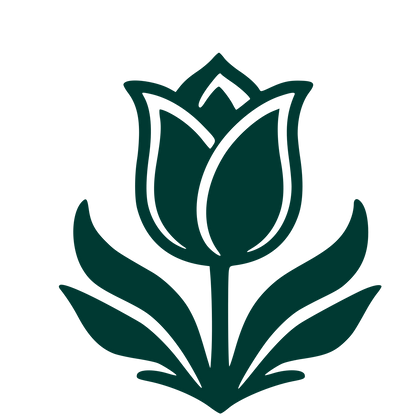 Tattoo Flash Tulip Logo #003932