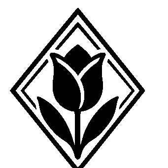 Tulip Diamond Badge Logo