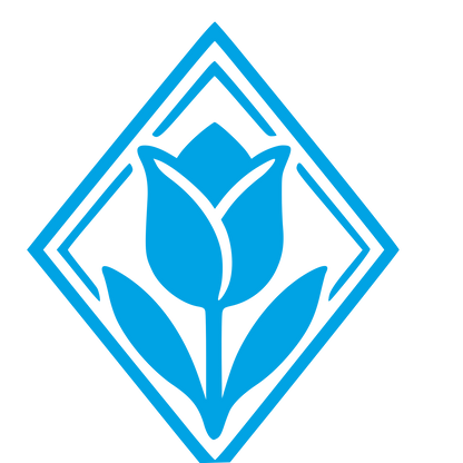 Tulip Diamond Badge Logo #00a3e4