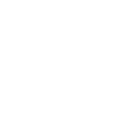 Tulip Oval Emblem Logo #ffffff