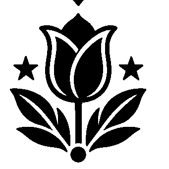 Tattoo Flash Tulip Logo