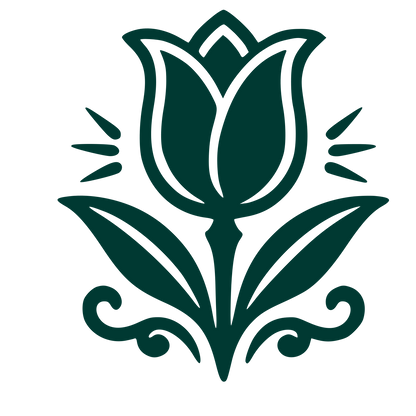 Tattoo Flash Tulip Logo #003932