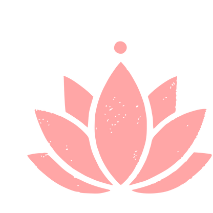 Lotus Flower Riso Logo #ffa6a6