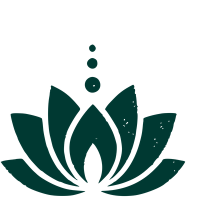 Lotus Flower Chakra Logo #003932