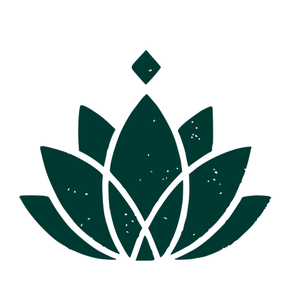 Lotus Flower Bloom Logo #003932