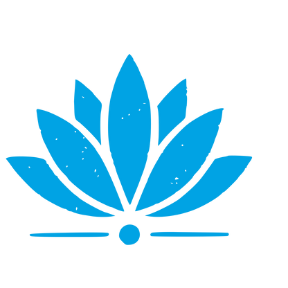 Lotus Flower Riso Logo #00a3e4