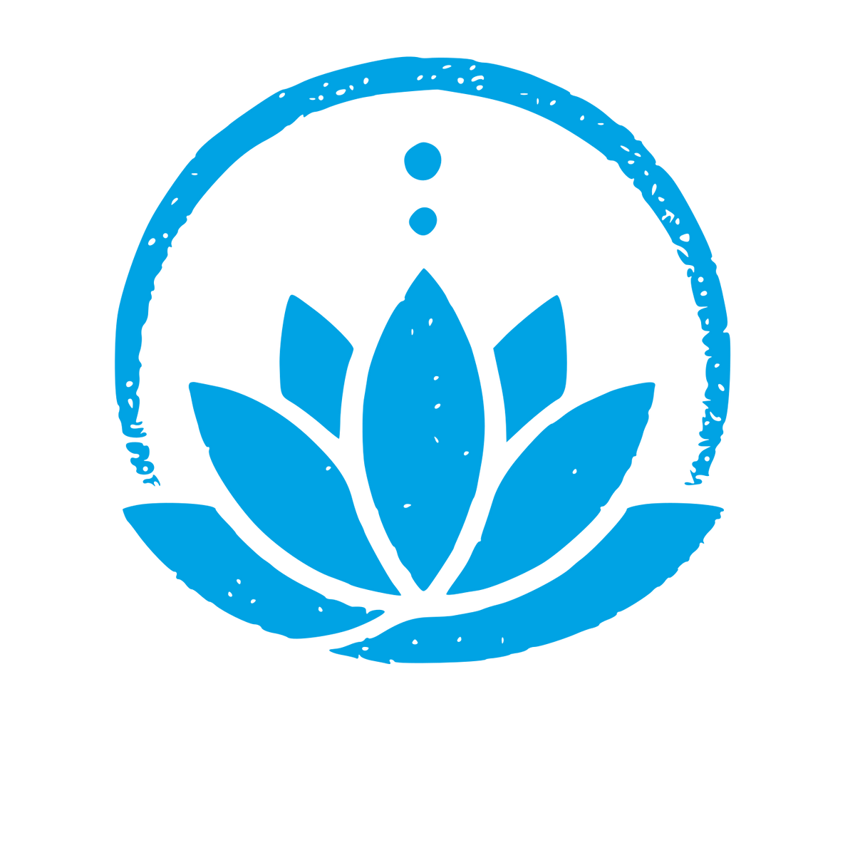 Lotus Circle Logo #00a3e4