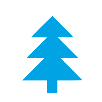Pine Tree Logo #00a3e4