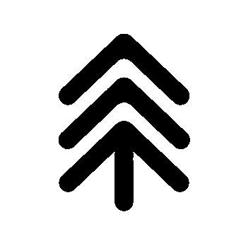 Triple Chevron Pine Tree Logo