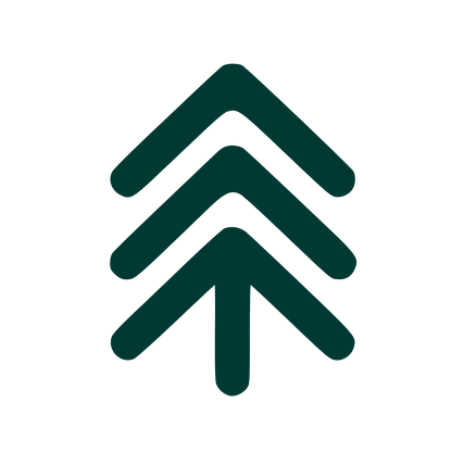 Triple Chevron Pine Tree Logo #003932