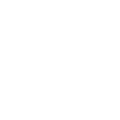 Monoline Palm Tree Logo #ffffff