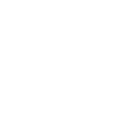Monoline Palm Tree Logo #ffffff