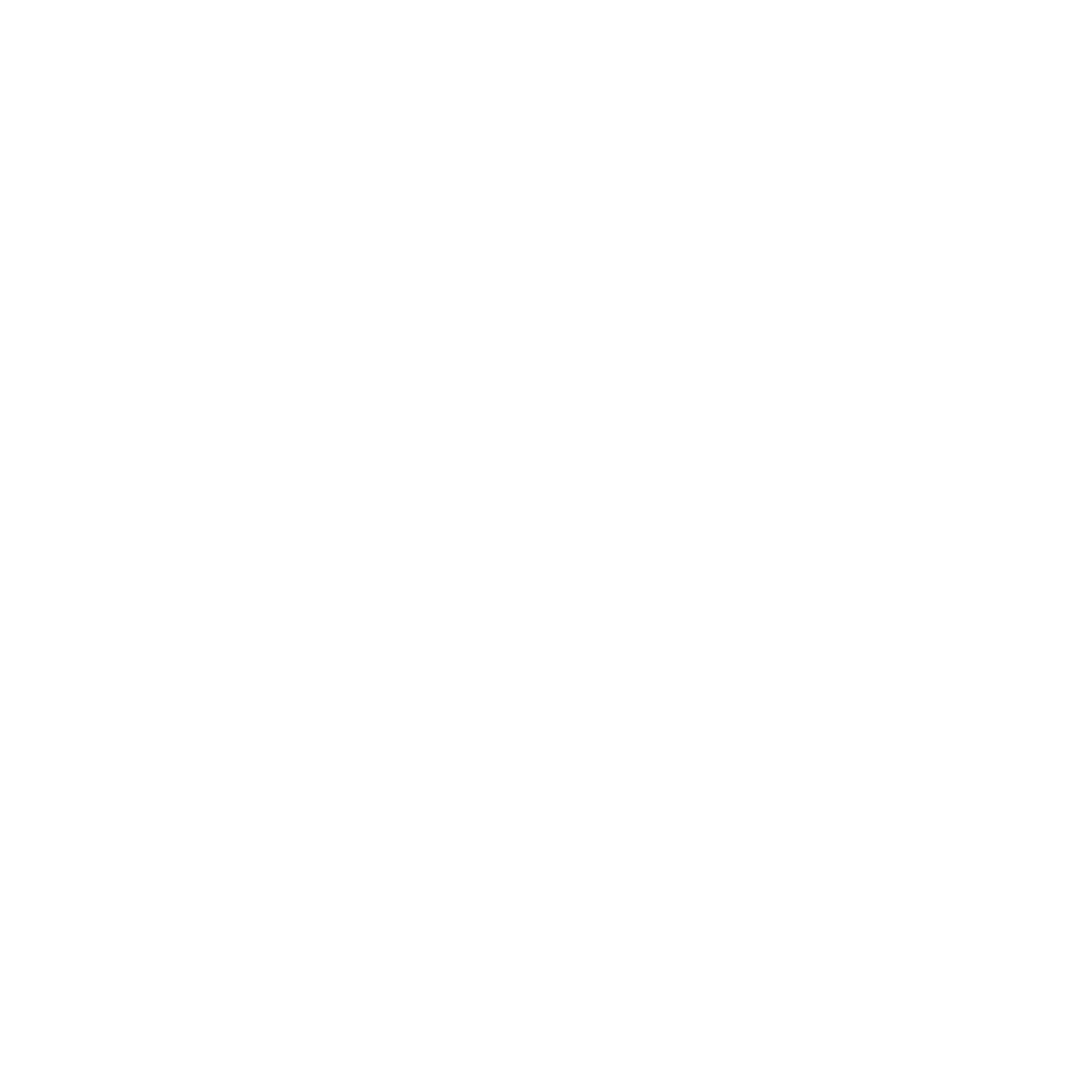 Palm Tree Hammock Logo #ffffff