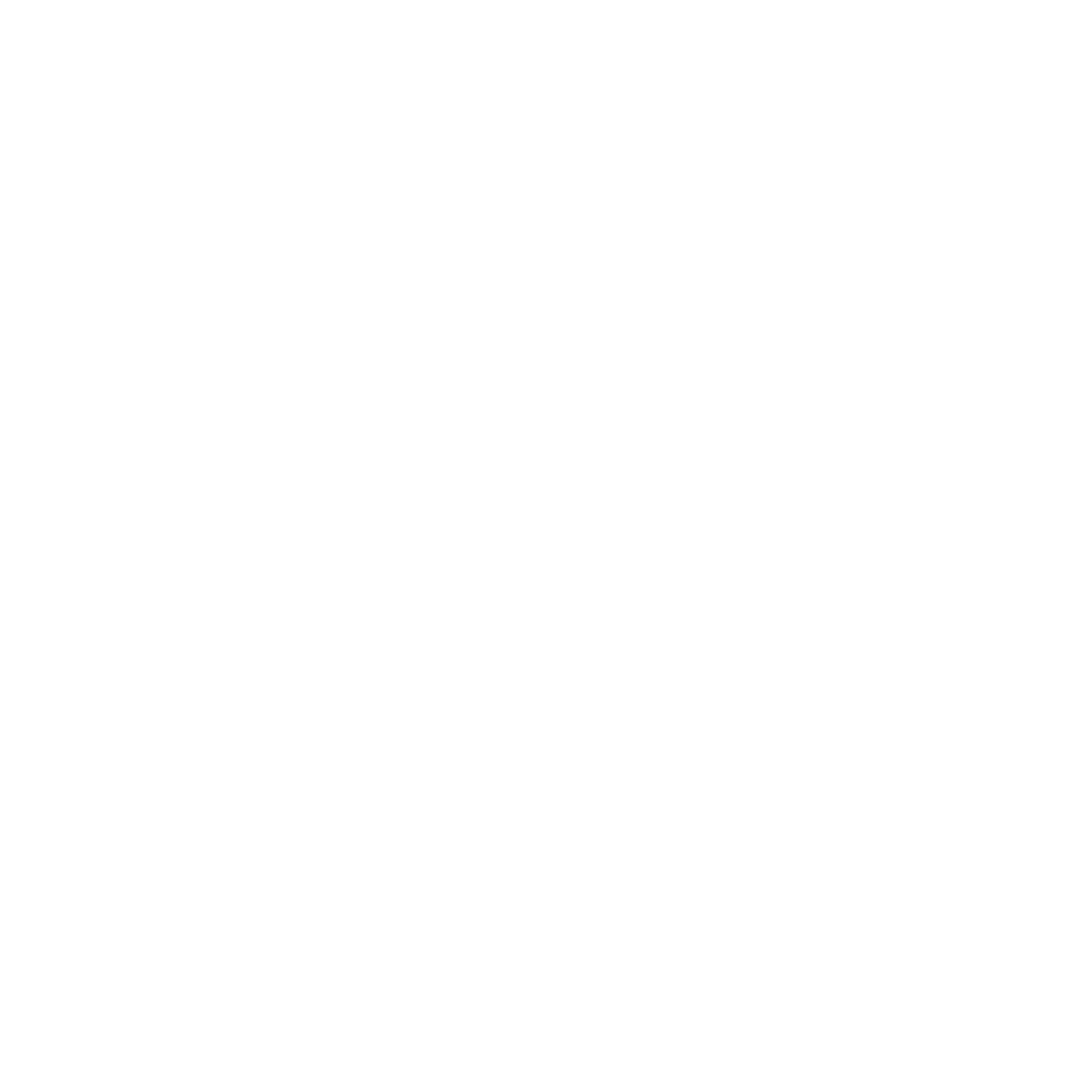 Monoline Palm Tree Wave Logo #ffffff
