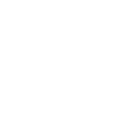 Negative Space Mushroom Logo #ffffff