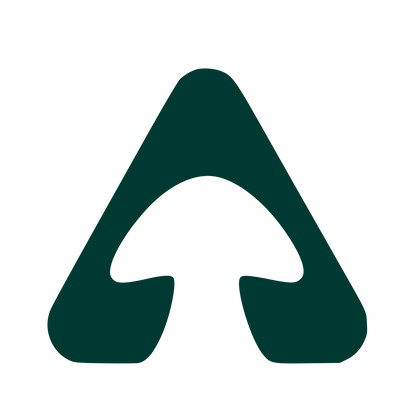 Mushroom Negative Space Logo #003932