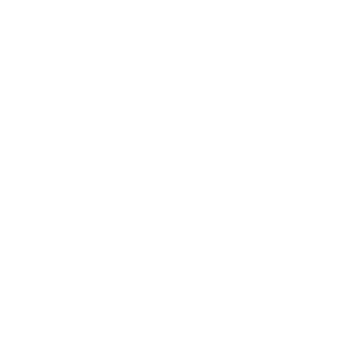 Mushroom Map Pin Logo #ffffff