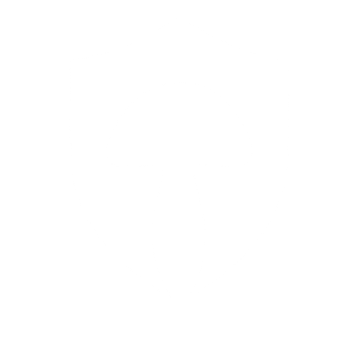 Mushroom Shield Logo #ffffff