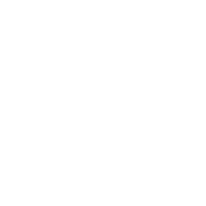 Mushroom Shield Logo #ffffff
