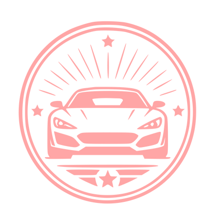 Sports Car Badge Logo #ffa6a6