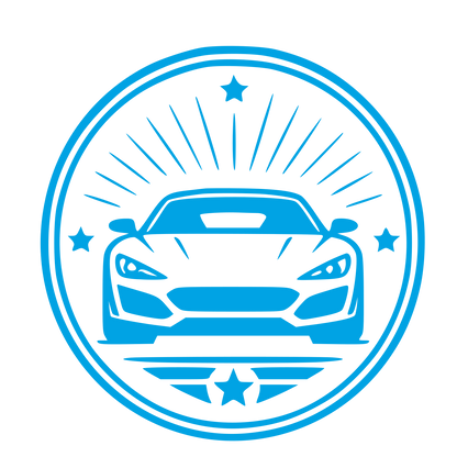 Sports Car Badge Logo #00a3e4