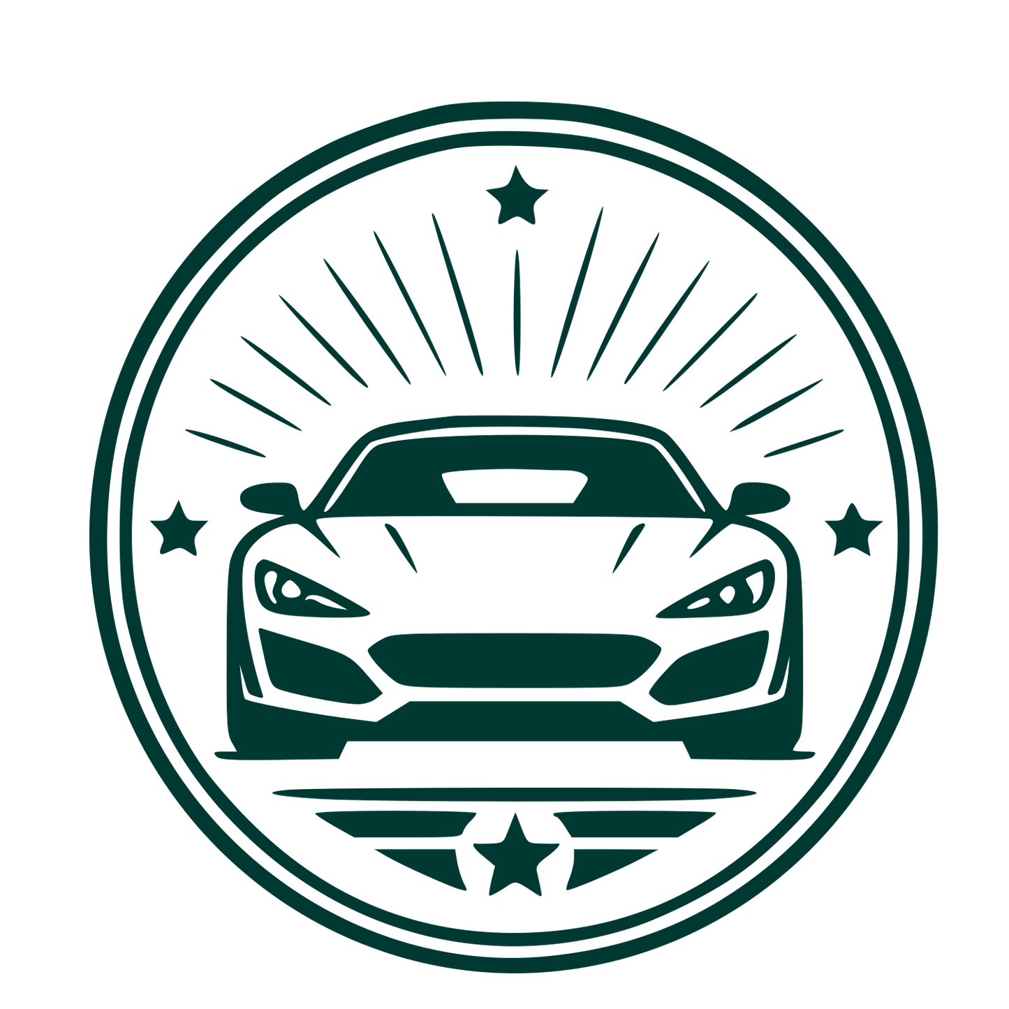 Sports Car Badge Logo #003932
