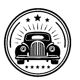 Vintage Car Badge Logo
