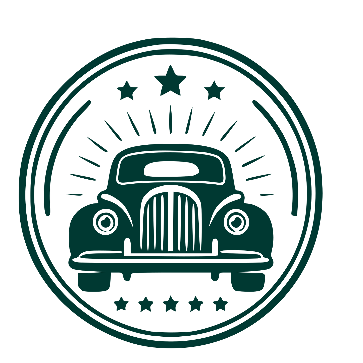 Vintage Car Badge Logo #003932