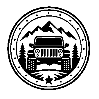 Off-Road Jeep Badge Logo