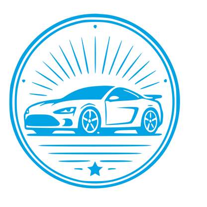 Sports Car Badge Logo #00a3e4