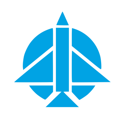 Bauhaus Jet Plane Logo #00a3e4