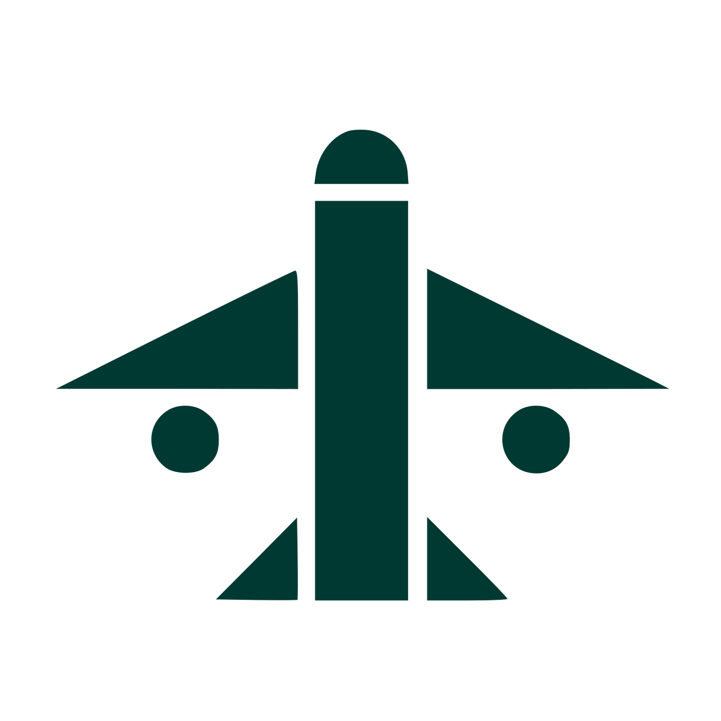 Bauhaus Airplane Logo #003932