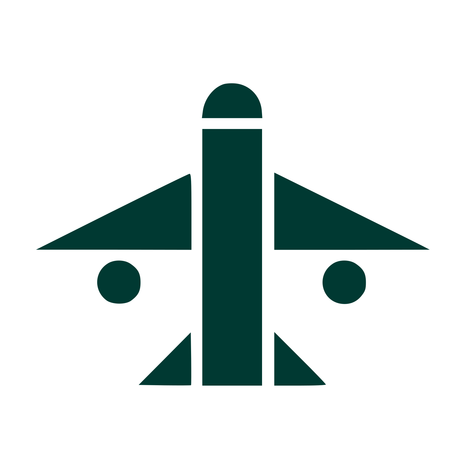 Bauhaus Airplane Logo #003932