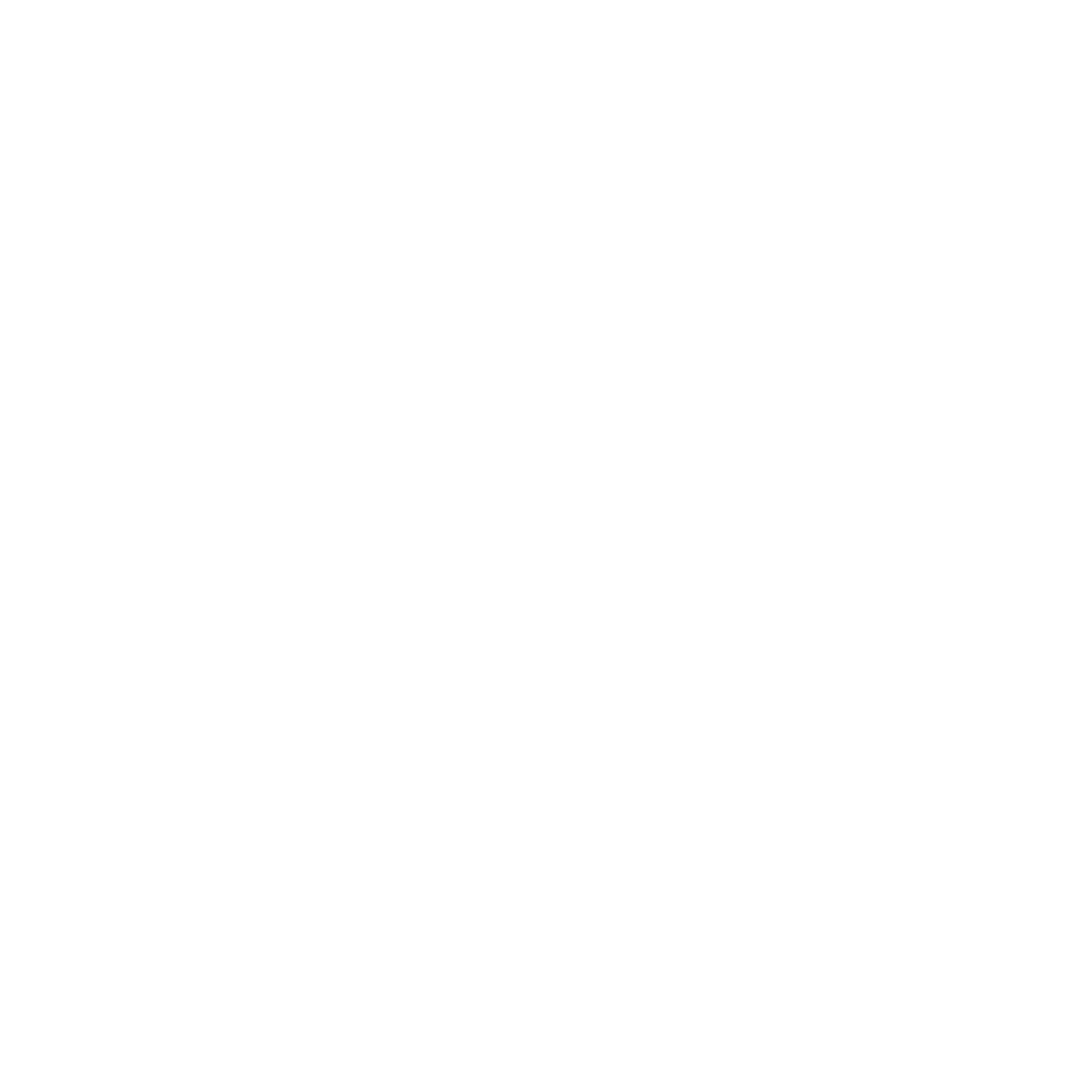 Bauhaus Airplane Circle Logo #ffffff