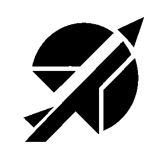 Bauhaus Airplane Globe Logo