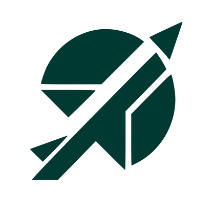 Bauhaus Airplane Globe Logo #003932