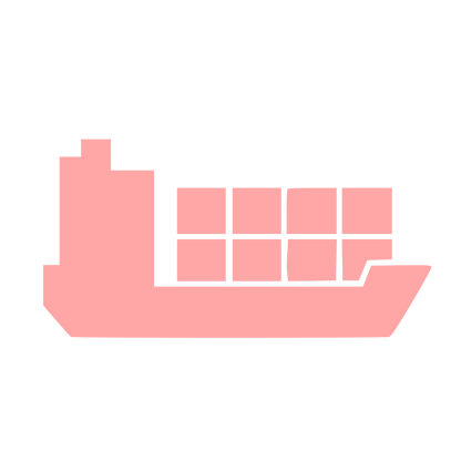 Cargo Ship Container Logo #ffa6a6