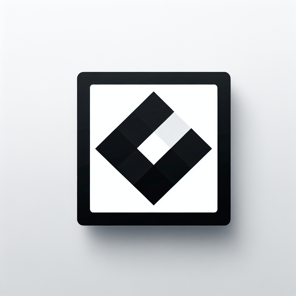 Diamond Rhombus Mosaic Logo
