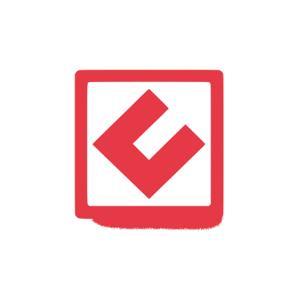 Diamond Rhombus Mosaic Logo #E63946