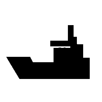 Cargo Ship Brutalist Logo