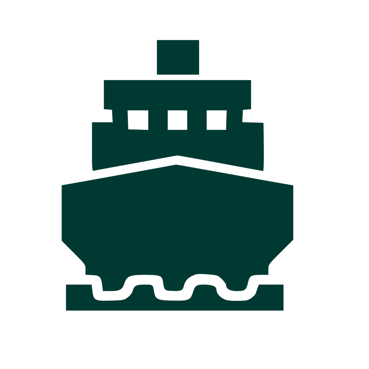 Cargo Ship Front Logo #003932