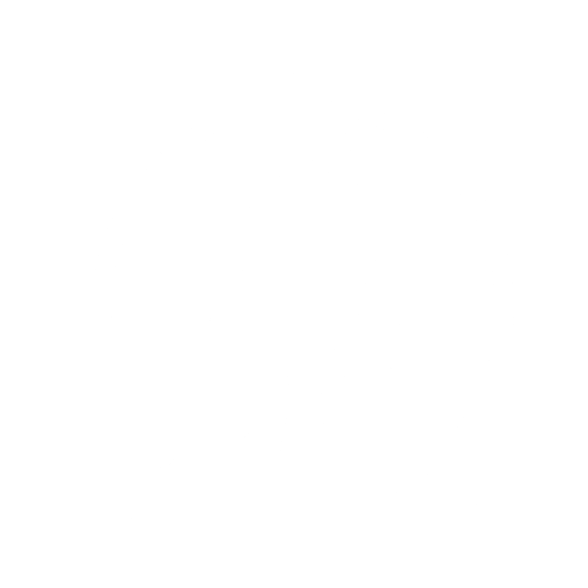 Rocket Launch Circle Logo #ffffff