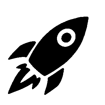 Rocket Launch Bold Logo