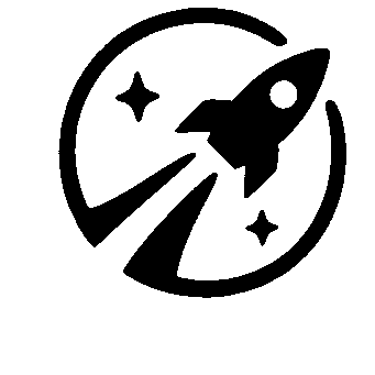 Rocket Launch Circle Logo